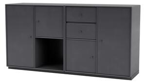 Montana - COUPLE - With plinth H3 - Skänk - Coal - H 82.2 CM / W 139.2 CM / D 38 CM