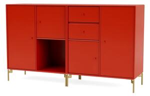 Montana - COUPLE - With brass legs - Skänk - Rosehip - H 82.2 CM / W 139.2 CM / D 38 CM