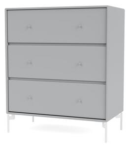 Montana - CARRY - With white legs - Byrå - Fjord - H 82.2 CM / W 69.6 CM / D 38 CM