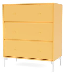 Montana - CARRY - With white legs - Byrå - Acacia - W69,6 X H69,6 X D38 cm