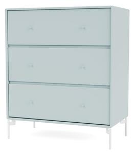 Montana - CARRY - With white legs - Byrå - Flint - H 82.2 CM / W 69.6 CM / D 38 CM