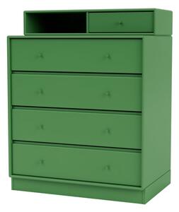 Montana - KEEP - With plinth H7 - Byrå - Parsley - H 94.8 CM / W 69.6 CM / D 30/46.8 CM