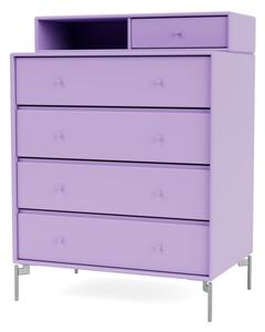 Montana - KEEP - With chrome legs - Byrå - Iris - H 94.8 CM / W 69.6 CM / D 30/46.8 CM