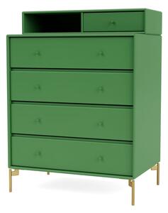 Montana - KEEP - With brass legs - Byrå - Parsley - H 94.8 CM / W 69.6 CM / D 30/46.8 CM
