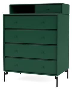 Montana - KEEP - With black legs - Byrå - Pine - H 94.8 CM / W 69.6 CM / D 30/46.8 CM