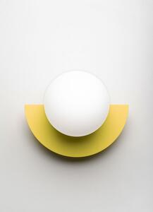 Swedish Ninja - C.Lamp - Vägglampa - Yellow - L37 H30 D29