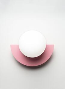Swedish Ninja - C.Lamp - Vägglampa - Pink - L37 H30 D29