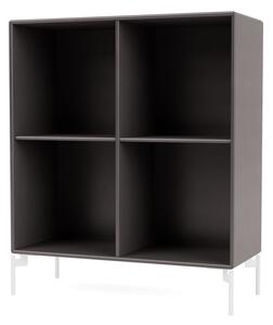 Montana - SHOW - With white legs - Skrivbord - Coffee - Legs: H12.6 cm/H 69.6 CM / W 69.6 CM / D 30 CM