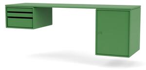 Montana - WORKSHOP - Wall mounted - Skrivbord - Parsley - B 140,7 x H 48,4 x D 46 cm