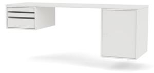 Montana - WORKSHOP - Wall mounted - Skrivbord - White - B 140,7 x H 48,4 x D 46 cm