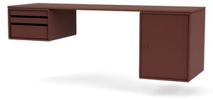 Montana - WORKSHOP - Wall mounted - Skrivbord - Masala - B 140,7 x H 48,4 x D 46 cm