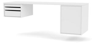 Montana - WORKSHOP - Wall mounted - Skrivbord - Snow - B 140,7 x H 48,4 x D 46 cm