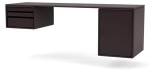 Montana - WORKSHOP - Wall mounted - Skrivbord - Balsamic - B 140,7 x H 48,4 x D 46 cm