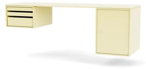 Montana - WORKSHOP - Wall mounted - Skrivbord - Camomile - B 140,7 x H 48,4 x D 46 cm