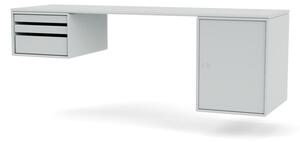 Montana - WORKSHOP - Wall mounted - Skrivbord - Oyster - B 140,7 x H 48,4 x D 46 cm