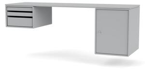 Montana - WORKSHOP - Wall mounted - Skrivbord - Fjord - B 140,7 x H 48,4 x D 46 cm