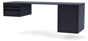 Montana - WORKSHOP - Wall mounted - Skrivbord - Shadow - B 140,7 x H 48,4 x D 46 cm