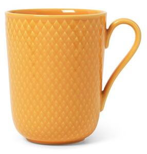 Lyngby Porcelain - Rhombe - Krus med hank - Mugg - Yellow - 33 cl