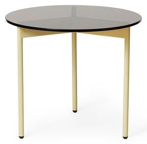 Warm Nordic - From Above Table - Soffbord - Small - Smoke Brown / Butter Yellow - Ø52 x H45 cm