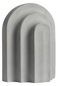 Woud - Arkiv bookend - Bokstöd - Grey Concrete - B: 12 x D: 15 x H: 7,1 cm