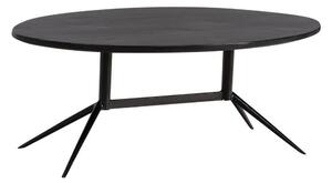 Soffbord Wohnling Massivt trä oval 90 cm modern -