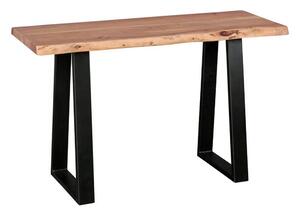 Konsolbord Wohnling Gaya massivt trä lantlig stil med träd kant -