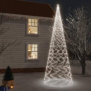 Julgran med markspett 3000 kallvita lysdioder 800 cm