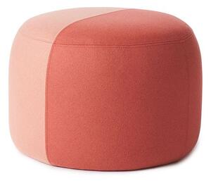 Warm Nordic - Dainty Pouf - Puff - Hero 511 (Blush) / Hero 541 (Coral) - Ø55 x H39 cm