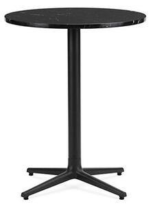 Normann Copenhagen - Allez Table 4L - Marble - Cafébord - Black Marble - H: 75 x Ø: 60 cm