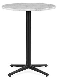 Normann Copenhagen - Allez Table 4L - Marble - Cafébord - White Marble - H: 75 x Ø: 60 cm