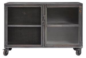 MUUBS - Bar cabinet Bronx - Skåp - Iron - Black - B: 120 x H: 80 x D: 45 cm