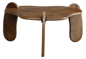 Soffbord Wohnling Massivt trä mango 78 cm organisk optik modern -