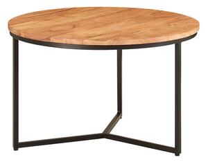 Soffbord Wohnling Massivt trä 60 cm Rund Modern -