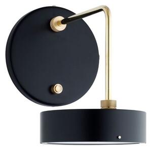 Made by Hand - Petite Machine væg - Golvlampa - Deep Black - H30 x W29 cm