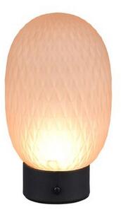 Bordslampa Laddningsbar TRIO Facette Mattsvart/bärnsten - Mattsvart/bärnsten