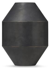 Fredericia Furniture - Hydro Vase 8210 & 8211 by Sofie Østerby - Vas - Small - Black-Oxide Brass - Ø15 x H20 cm