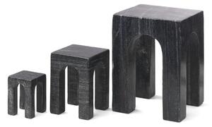 Gejst - ARKIS Bookend - Bokstöd - Black - H170 x W120 x D120 mm H105 x W74 x D74 mm H65 x W46 x D46 mm