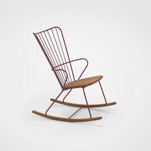 HOUE - Paon rocking chair - Gungstol - Paprika - H:90 x D:54 x W:59 cm