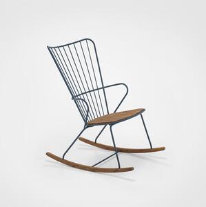 HOUE - Paon rocking chair - Gungstol - Midnight blue - H:90 x D:54 x W:59 cm