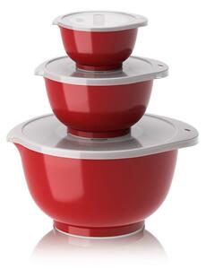 Rosti - Margrethe Bowl Set - 6 Pieces - Skål - Red - 0,25 / 0,75 / 3 liter