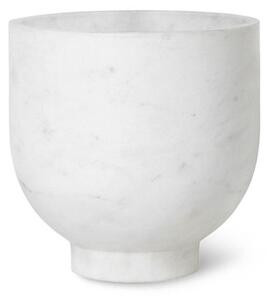 Ferm Living - Alza Champagne Cooler - Skål - White Marble - Ø23 x H23 cm