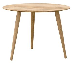 Bruunmunch - PLAYround H50 - Soffbord - Oak, natural oil Ø60 - Ø: 60 cm