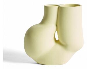 HAY - W&S Vase - Vas - Chubby Soft Yellow - L20 x W10,5 x H19,5 cm