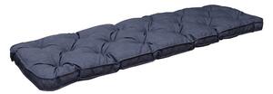 Utomhussoffdyna Rosenborg 130 cm, svart -