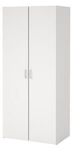 Space Garderob 78x175 cm - Vit