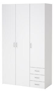 Space Garderob 116x200 cm - Vit