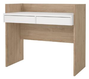 Taketo Skrivbord 56x102 cm - Vit/Natur
