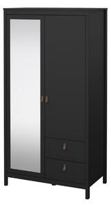 Vallvidera Garderob 102x199 cm - Svart