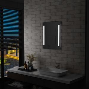 Badrumsspegel LED med hylla 50x70 cm
