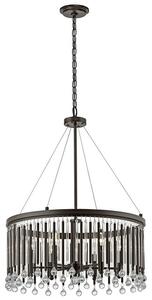Hänglampa Kichler Piper Espresso/Krom -